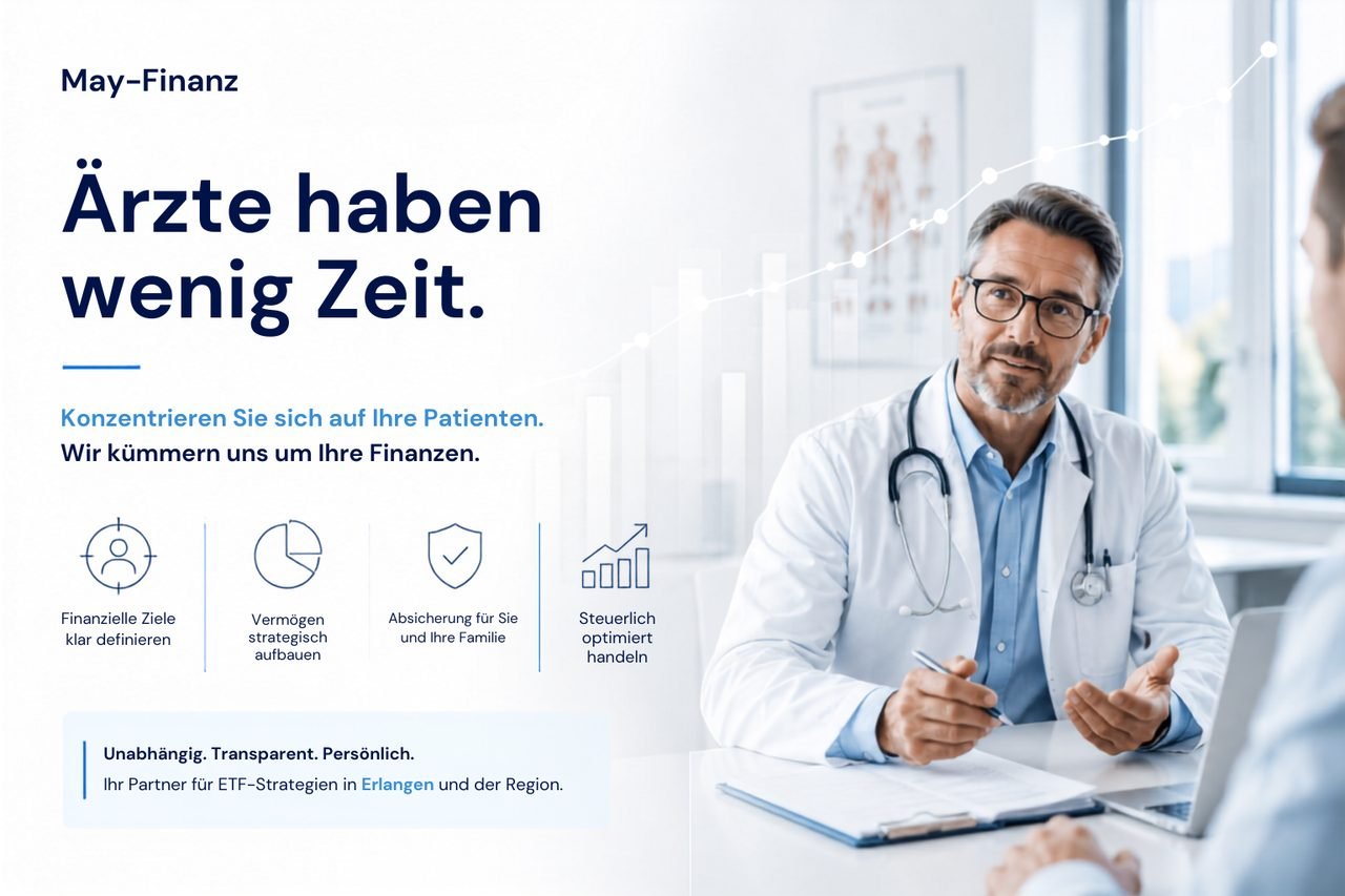 ETF-Altersvorsorge für Ärzte in Erlangen und der Region – May-Finanz