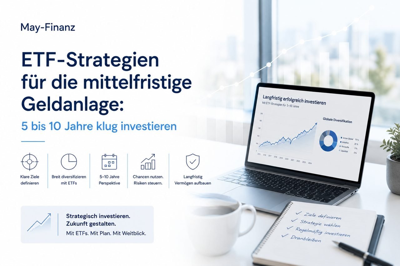 Mittelfristige Geldanlage 5–10 Jahre mit ETFs | May-Finanz