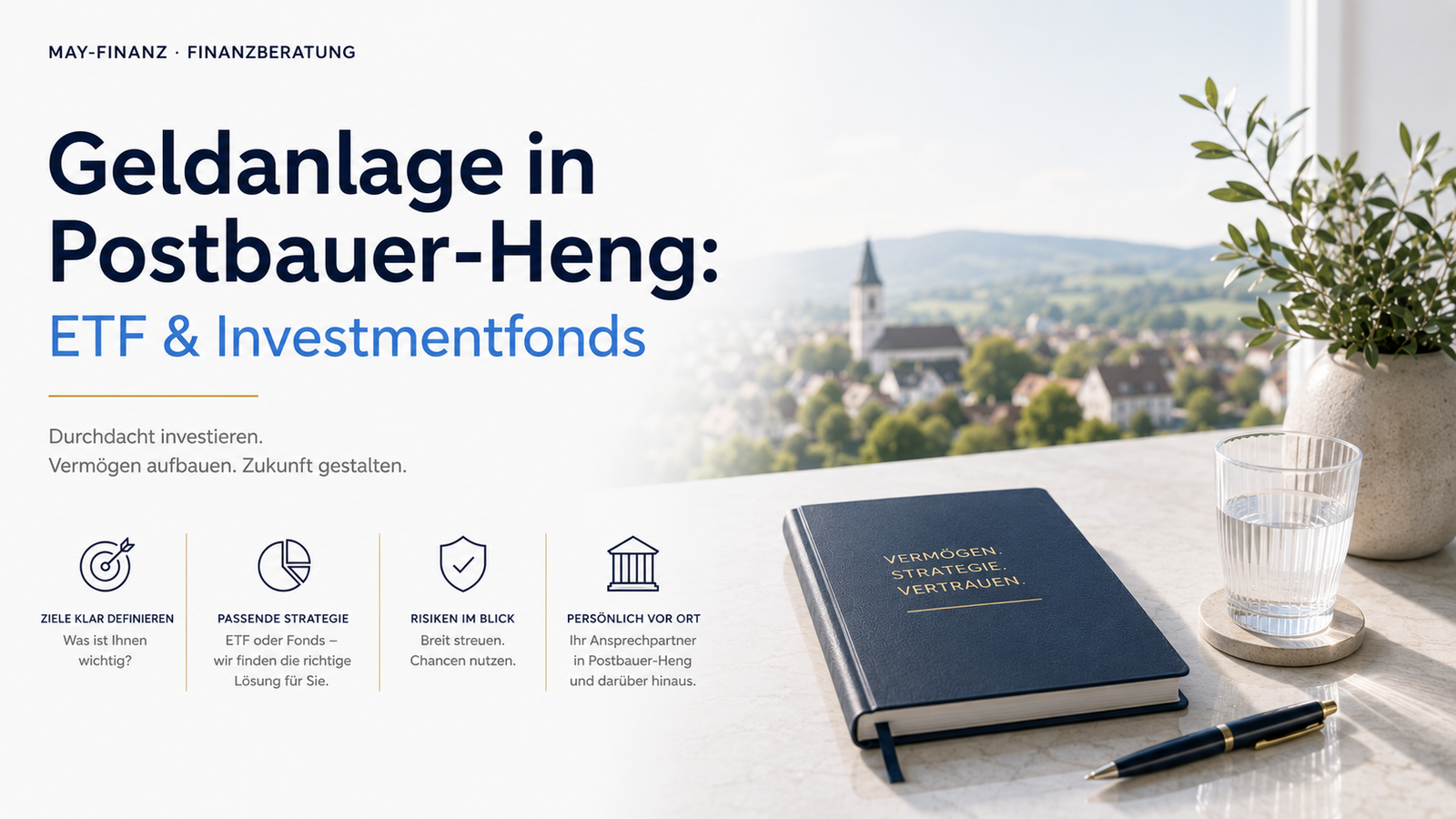 Geldanlage mit ETFs und Investmentfonds in Postbauer-Heng — May-Finanz