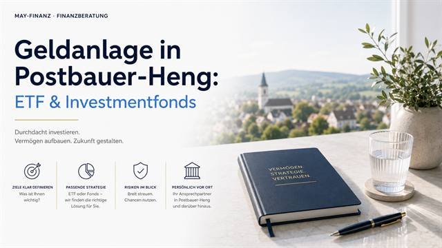 Geldanlage mit ETFs und Investmentfonds in Postbauer-Heng — May-Finanz