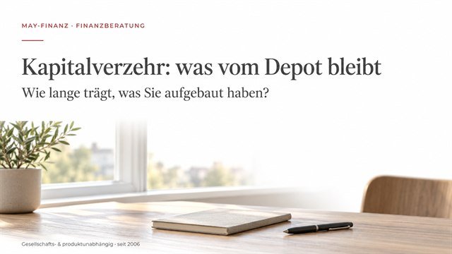 Kapitalverzehr im Depot — Beratung in Berg bei Neumarkt