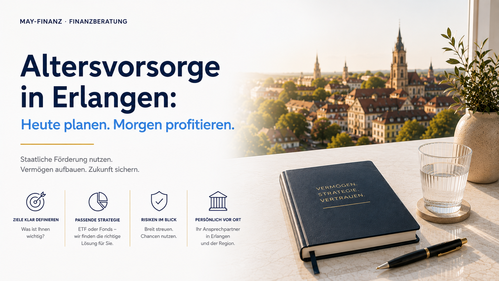 Rentenlücke berechnen — Altersvorsorge-Beratung für Erlangen und Region bei May-Finanz