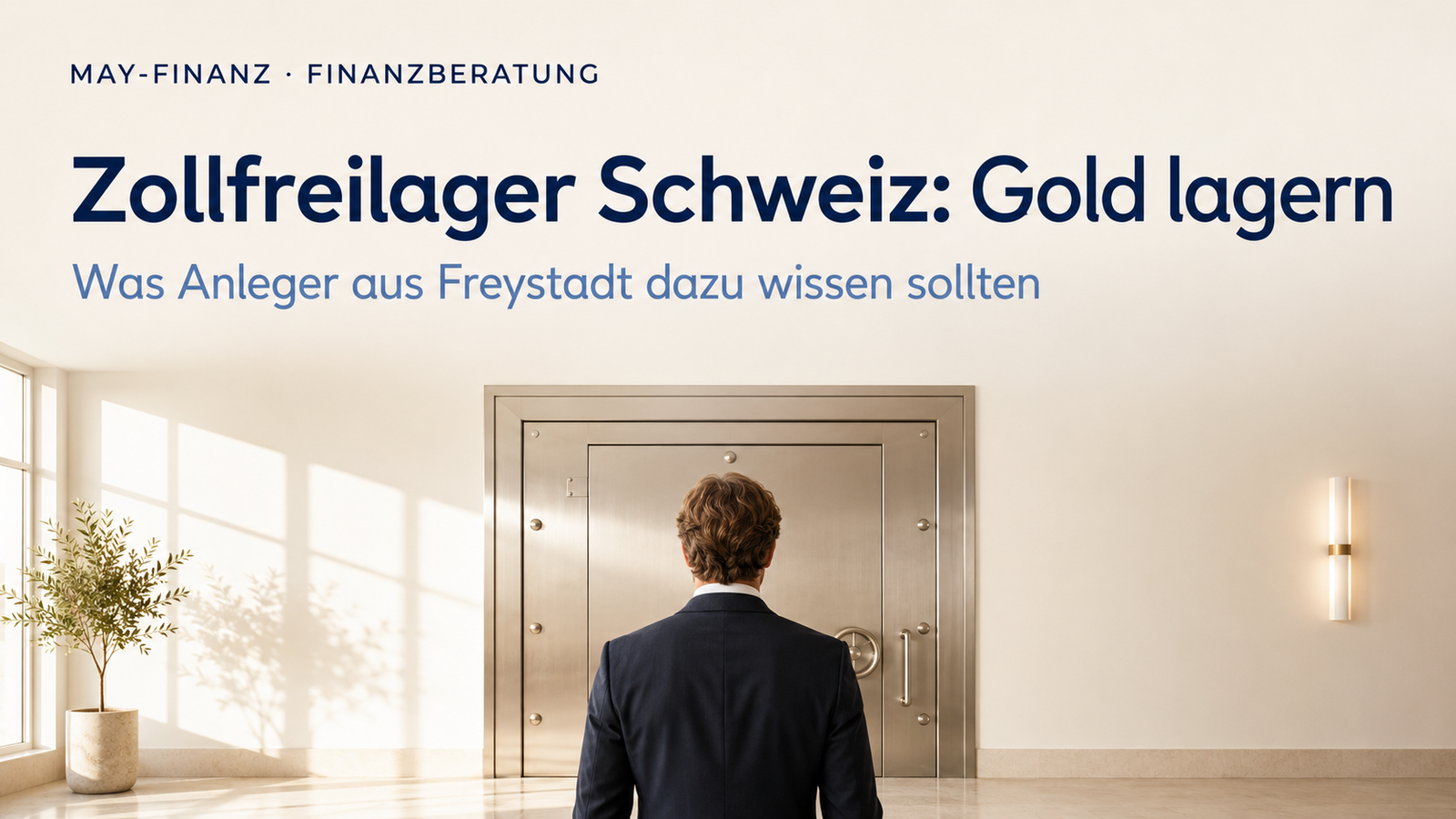 Gold im Schweizer Zollfreilager lagern — Beratung für Anleger in Freystadt
